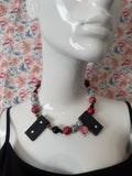 Bead and Domino Necklace