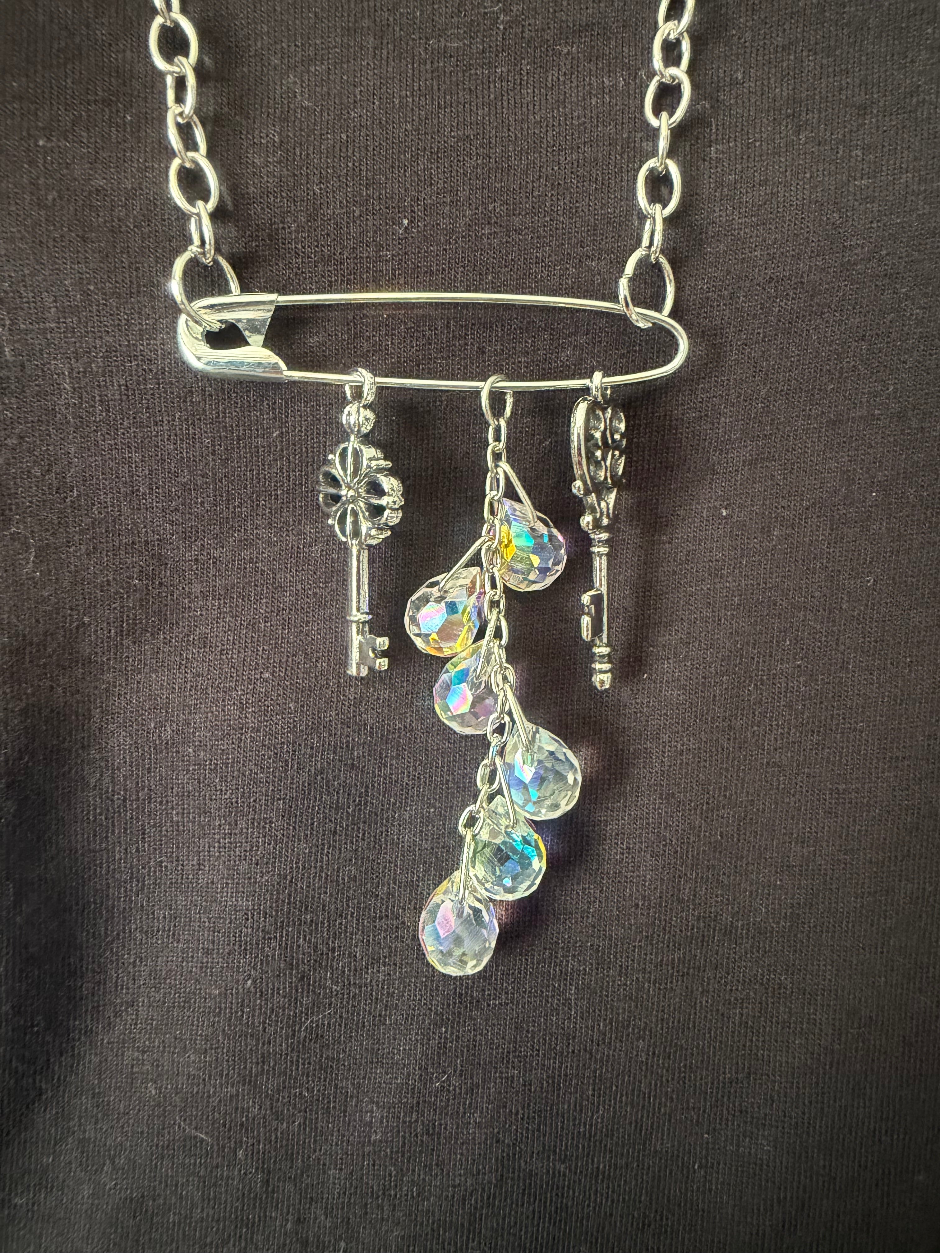 Safety Pin Necklace
