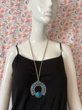 Turquoise with a Silver Chain