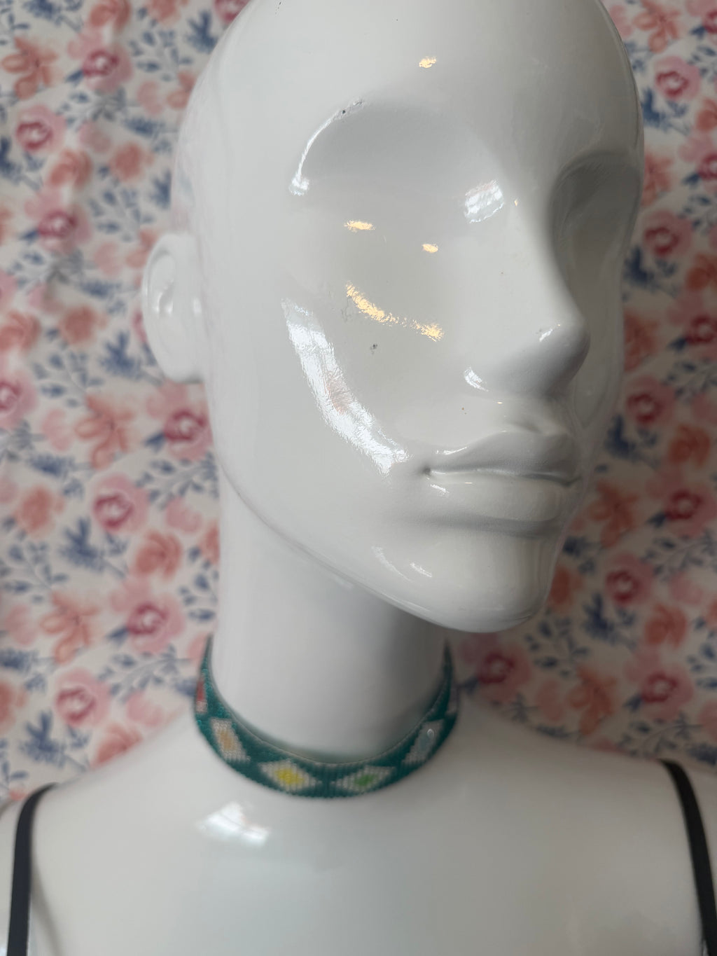 Chakra Pattern Beaded Choker