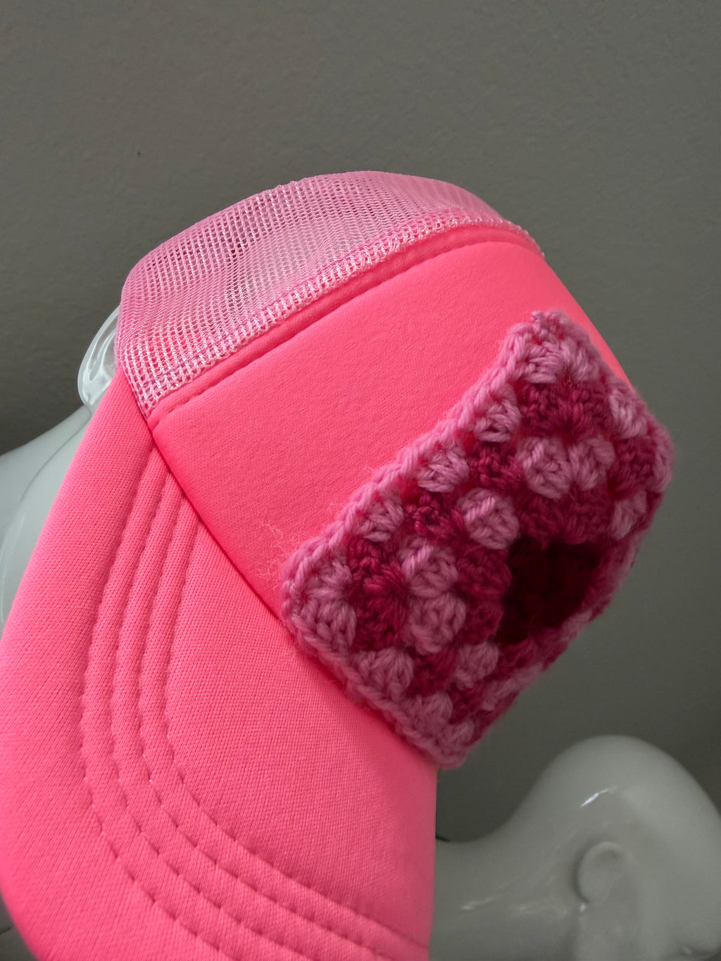 Granny Square Patch Trucker Hat