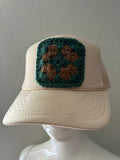 Granny Square Patch Trucker Hat